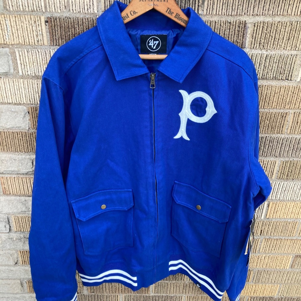 47 Brand‎ Pittsburgh Pirates Cooperstown Homestead Jacket Royal Mens Medium